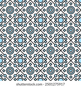 Hermosas texturas de Vector sin costuras, patrones geométricos abstractos. Elemento de diseño para textil, estampado, tela.