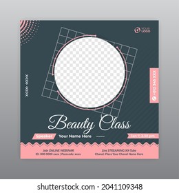 beautifull social media post template