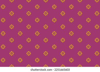 Beautifully arranged floral pattern vector illustration.