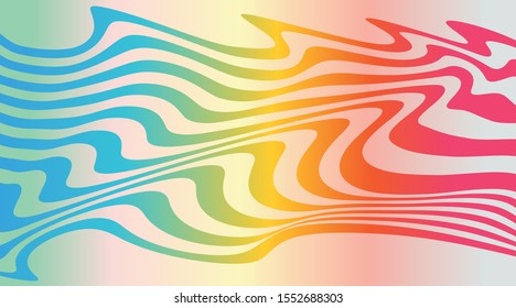Beautifully colored lines are the smoothness of the abstract background.Vector Illustration