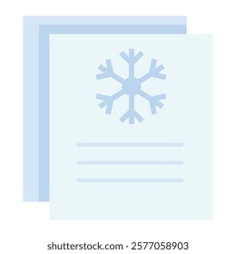 A beautifully crafted Christmas Letter icon, perfect for sending cheerful holiday messages, seasonal greetings, and designing Christmas-themed creations.