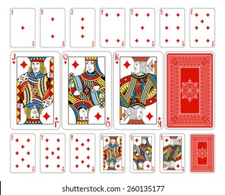 Beautifully crafted new original playing card deck design.  Bridge size Diamond playing cards plus playing card back