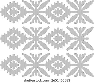 A beautifully crafted traditional Jamdani motif inspired by the rich heritage of Bangladeshi weaving art. This vector design showcases intricate floral and geometric patterns typically seen in Jamdani