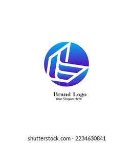 Logotipos abstractos de marcas grandes de diseño atractivo