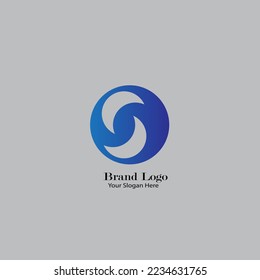 Logotipos abstractos de marcas grandes de diseño atractivo