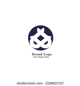 Logotipos abstractos de marcas grandes de diseño atractivo