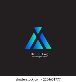 Beautigend entworfene abstrakte Logos großer Marken
