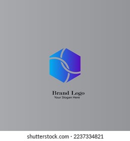 Logotipos abstractos de marcas grandes de diseño atractivo