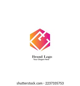 Logotipos abstractos de marcas grandes de diseño atractivo