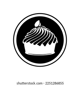 Beautifully designed Cake Logo. Ideal for bakeries, pastry shops and any business related to desserts and sweets.
