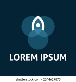 Logotipo De Concepto Diseñado Bellamente De Formas De Letra A 