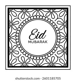 A beautifully designed Eid Mubarak and Ramadan background featuring Islamic elements like crescent moons, lanterns, and calligraphy. Perfect for greetings, banners, and digital art.