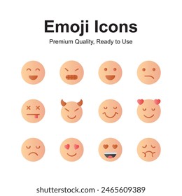 Beautifully designed emoji icons, ready to use in websites and mobile apps