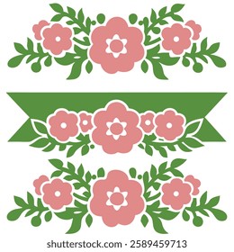 A beautifully designed floral pattern in vector format, perfect for creative projects, graphic design, textiles, wallpapers, invitations, branding, and decorative artwork. Ideal for digital and print