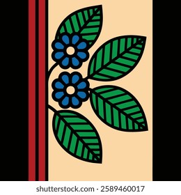 A beautifully designed floral pattern in vector format, perfect for creative projects, graphic design, textiles, wallpapers, invitations, branding, and decorative artwork. Ideal for digital and print