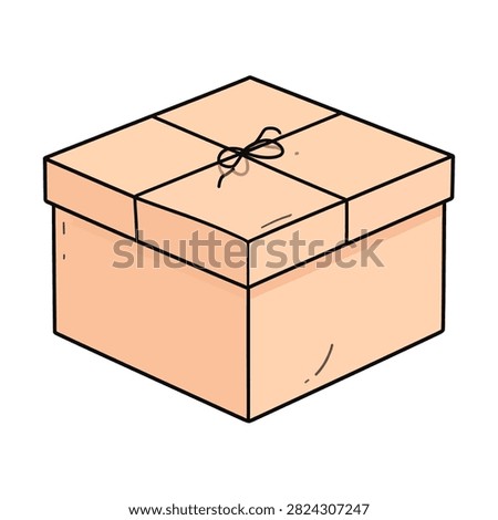 A beautifully designed gift box with a tied ribbon, perfect for presents, celebrations, and special events, showcasing elegance and thoughtfulness.