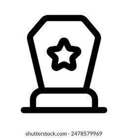 Beautifully designed icon of bride in modern style