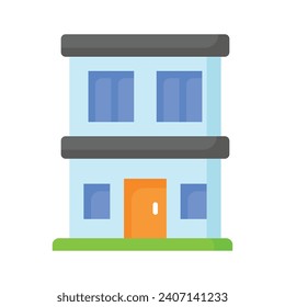 Beautifully designed icon of hotel, modern style vector of hotel building customizable and easy to use