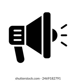 Icono bellamente diseñado de megáfono en estilo editable, un Vector personalizable de altavoz