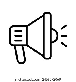 Beautifully designed icon of megaphone in editable style, a customizable vector of loudspeaker