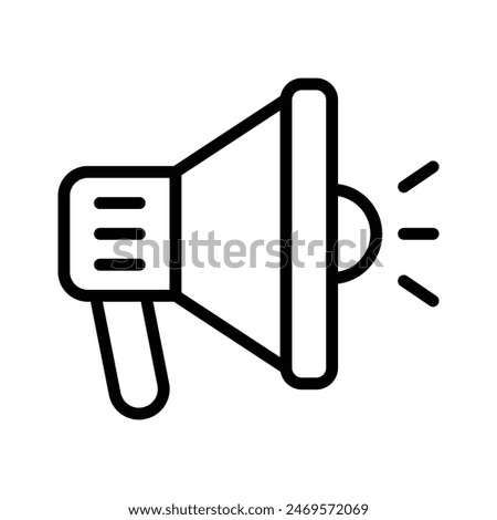 Beautifully designed icon of megaphone in editable style, a customizable vector of loudspeaker