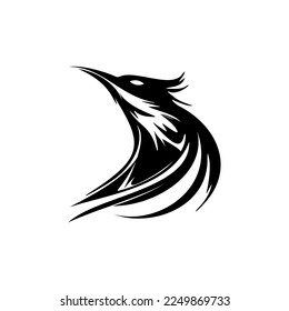 Beautifully designed logo with a bird. Good for prints and t-shirts.