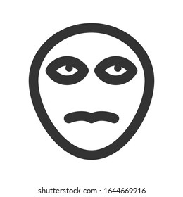 Icono de la cara de un hombre bellamente diseñado