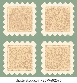 Beautifully designed postage stamp featuring intricate details and a vintage aesthetic. Ideal for collectors, philatelists, and postal-themed artwork lovers.