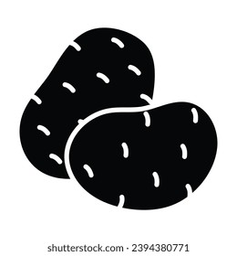 Beautifully designed potato vector, ready to use vector