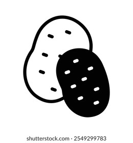 Beautifully designed potato vector, ready to use vector