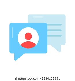 Beautifully designed vector of communication in modern style, premium icon