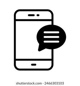 Beautifully designed vector of communication in modern style, premium icon