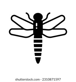 Beautifully designed vector of dragonfly in modern style, ready to use icon