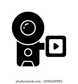 Beautifully designed vector of handycam in trendy style, capture life moments with handycam