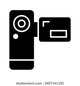 Beautifully designed vector of handycam in trendy style, capture life moments with handycam