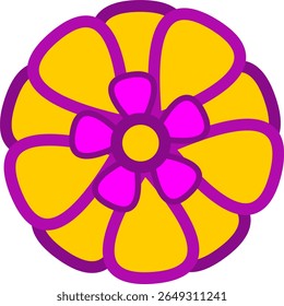 A beautifully detailed flower illustration, perfect for use in print and digital designs. This elegant bloom features soft petals and organic lines, ideal for wedding invitations, greeting cards, natu