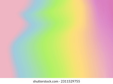 Beautifully dithered pink blue purple lime violet map gradient background with stripes fog blur and vivid pride colors. Mockup for wallpaper, app, flyer, fons, card, social media, advertisement covers