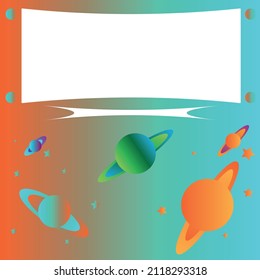 Wunderschön gezeichnete Postkarte mit Platz