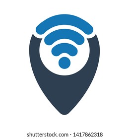 Beautifully Network Signal Location Icon