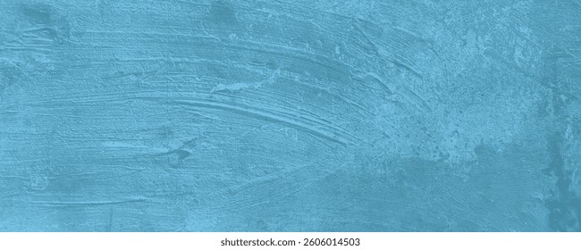 A Beautifully Painted and Distinctively Textured Blue Artistic Surface with Soft and Rough Details

