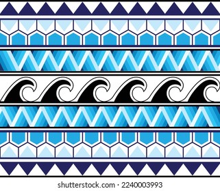 Beautifully patterned background images come together in blue and blue tones as a leading color.