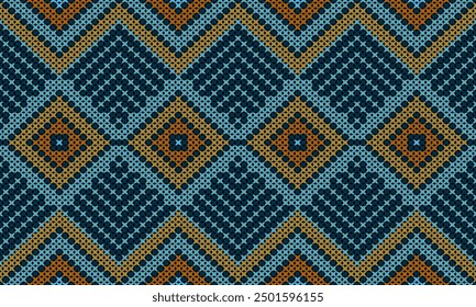 Beautifully patterned wool yarn designed according to the weaving pattern, resulting in a unique and beautiful pattern.