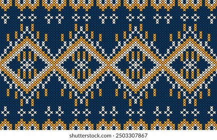 Beautifully patterned wool yarn designed according to the weaving pattern, resulting in a unique and beautiful pattern.