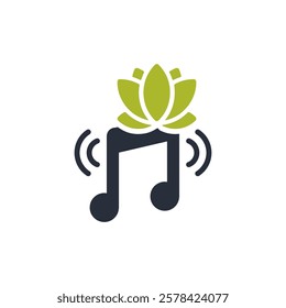 A beautifully soothing icon that perfectly symbolizes the harmony between music and relaxation. This makes it an ideal choice for themes related to spa, meditation, and overall wellness practices