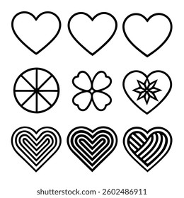 A beautifully stylized heart pattern vector art, perfect for creative projects, decorations, and romantic themes. Ideal for greeting cards, invitations, textiles, wallpapers, and artistic designs.
