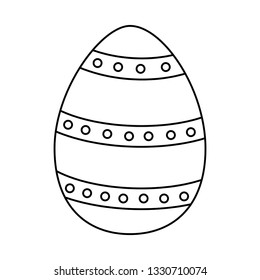 beautitul egg dotted painted easter icon