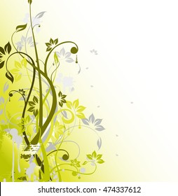 beauty abstract floral background