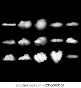 nube blanca abstracta de belleza realista