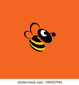 Beauty Bee Vector Logo