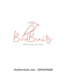 beauty bird Hoopoe logo design vector graphic symbol icon sign illustration creative idea
